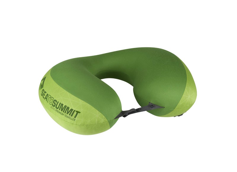 Sea to Summit Aeros Premium Traveller Inflatable Neck Pillow, Lime - Image 1
